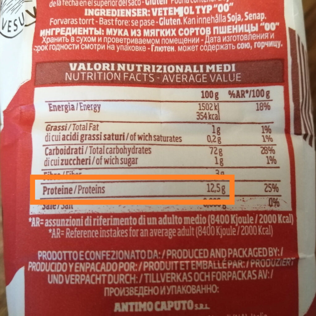 Brašno za dizana tijesta s više glutena